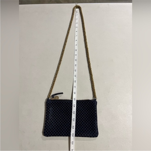 Clare V. Ali's Mini HandBag Navy Suede - Picture 10 of 13